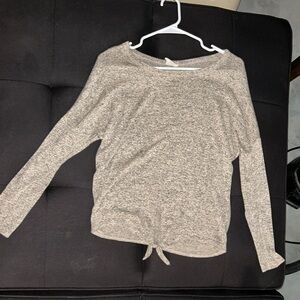 Caution To The Wind Heather Long Sleeve Top